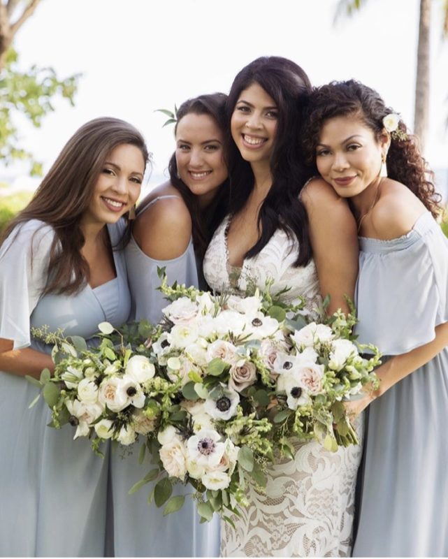 Hawaii Wedding Bridesmaids